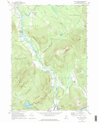 United States Geological Survey East Andover, ME (1968, 24000-Scale) digital map