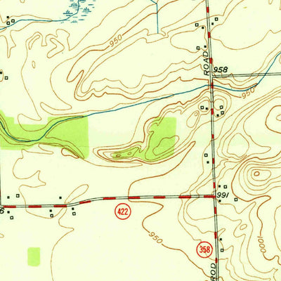 United States Geological Survey East Aurora, NY (1950, 24000-Scale) digital map