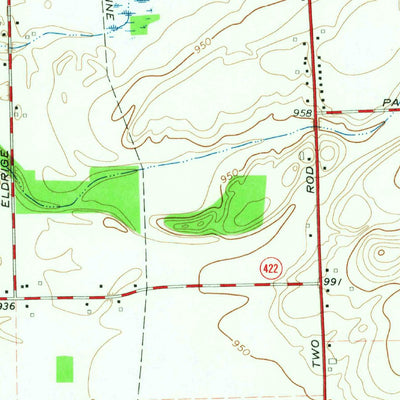 United States Geological Survey East Aurora, NY (1965, 24000-Scale) digital map