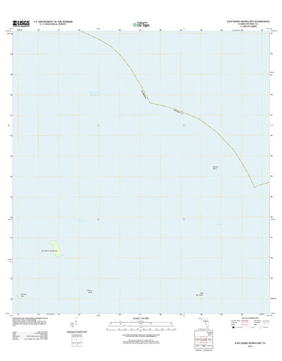 United States Geological Survey East Bahia Honda Key, FL (2012, 24000-Scale) digital map