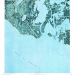 United States Geological Survey East Bay Junop, LA (1974, 24000-Scale) digital map