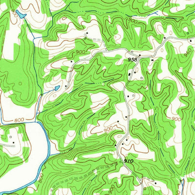 United States Geological Survey East Bend, NC (1966, 24000-Scale) digital map