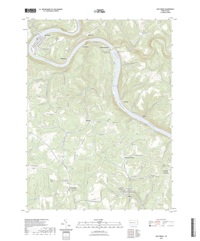 United States Geological Survey East Brady, PA (2023, 24000-Scale) digital map
