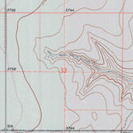 United States Geological Survey East Bridge Creek North, KS (1966, 24000-Scale) digital map