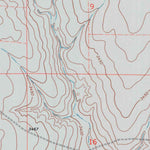 United States Geological Survey East Bridge Creek South, KS (1966, 24000-Scale) digital map