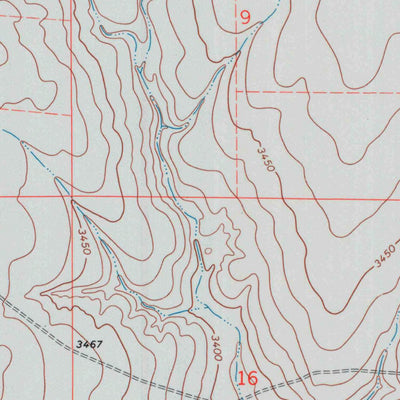 United States Geological Survey East Bridge Creek South, KS (1966, 24000-Scale) digital map