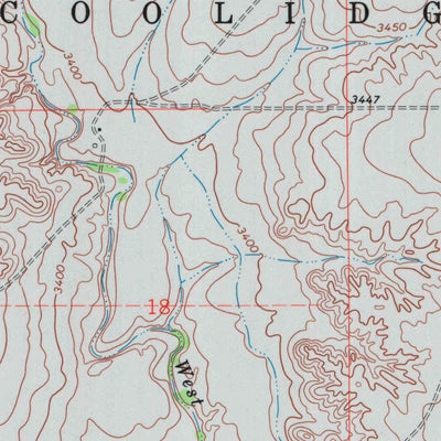 United States Geological Survey East Bridge Creek South, KS (1966, 24000-Scale) digital map
