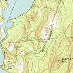 United States Geological Survey East Brookfield, MA (1969, 24000-Scale) digital map