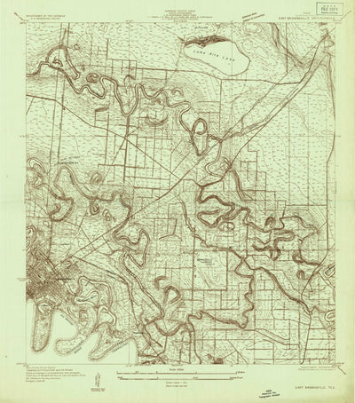 United States Geological Survey East Brownsville, TX (1930, 24000-Scale) digital map