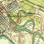 United States Geological Survey East Brownsville, TX (1936, 31680-Scale) digital map