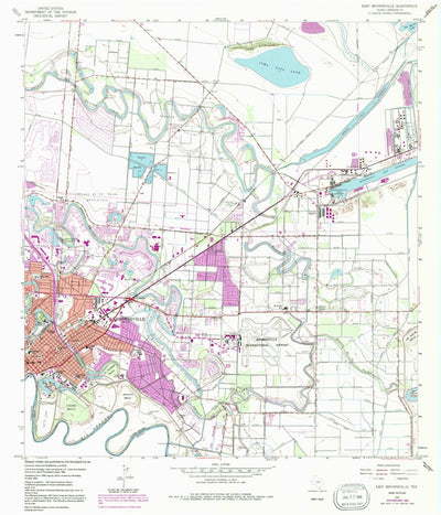 United States Geological Survey East Brownsville, TX (1955, 24000-Scale) digital map