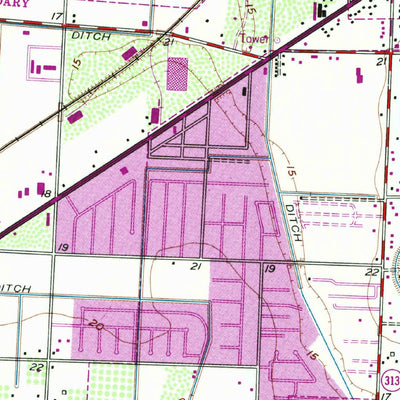 United States Geological Survey East Brownsville, TX (1955, 24000-Scale) digital map