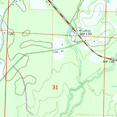 United States Geological Survey East Camden, AR (1973, 24000-Scale) digital map
