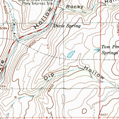 United States Geological Survey East Canyon Reservoir, UT (1997, 24000-Scale) digital map