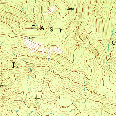United States Geological Survey East Canyon Ridge, WA (1970, 24000-Scale) digital map