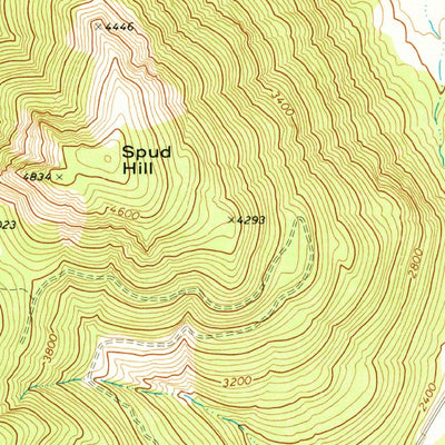 United States Geological Survey East Canyon Ridge, WA (1970, 24000-Scale) digital map
