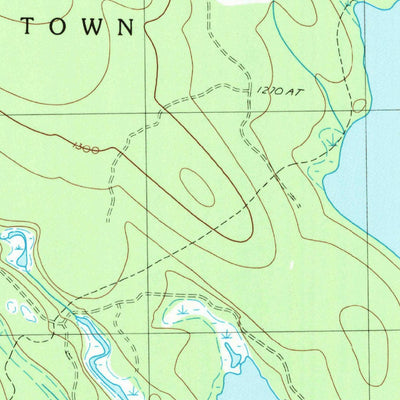 United States Geological Survey East Carry Pond, ME (1989, 24000-Scale) digital map