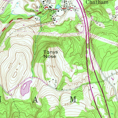 United States Geological Survey East Chatham, NY (1953, 24000-Scale) digital map