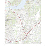 United States Geological Survey East Chattanooga, TN (2022, 24000-Scale) digital map