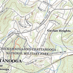 United States Geological Survey East Chattanooga, TN (2022, 24000-Scale) digital map