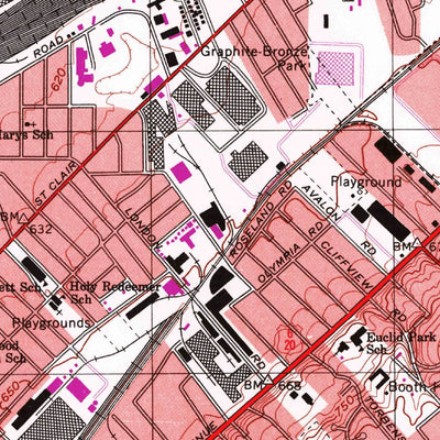 United States Geological Survey East Cleveland, OH (1994, 24000-Scale) digital map