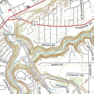United States Geological Survey East Cleveland, OH (2023, 24000-Scale) digital map