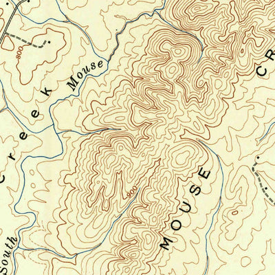 United States Geological Survey East Cleveland, TN (1943, 24000-Scale) digital map