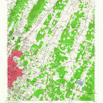 United States Geological Survey East Cleveland, TN (1965, 24000-Scale) digital map