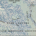 United States Geological Survey East Delta, LA (1954, 62500-Scale) digital map