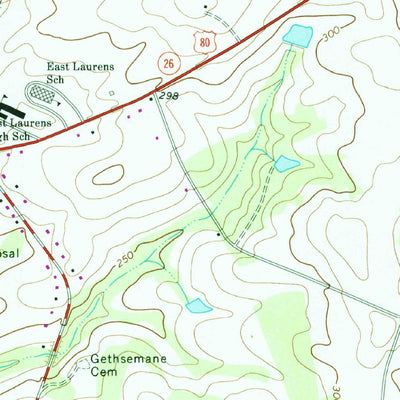 United States Geological Survey East Dublin, GA (1974, 24000-Scale) digital map