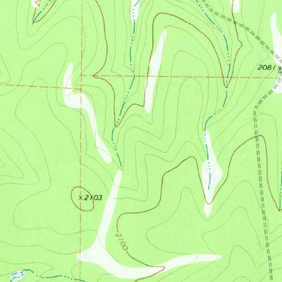 United States Geological Survey East Elm Creek, TX (1970, 24000-Scale) digital map