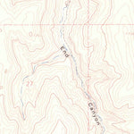 United States Geological Survey East Evacuation Creek, CO (1964, 24000-Scale) digital map