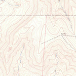 United States Geological Survey East Evacuation Creek, CO (1964, 24000-Scale) digital map