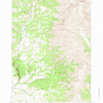 United States Geological Survey East Fork Basin, WY (1967, 24000-Scale) digital map