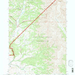 United States Geological Survey East Fork Basin, WY (1991, 24000-Scale) digital map
