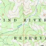 United States Geological Survey East Fork Basin, WY (1991, 24000-Scale) digital map