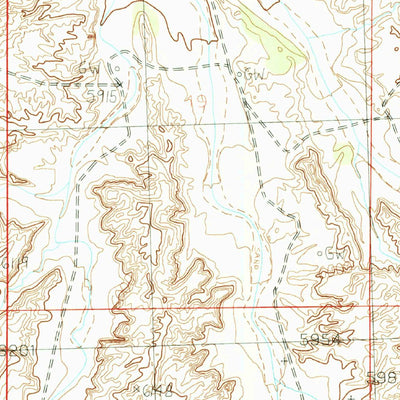 United States Geological Survey East Fork Kutz Canyon, NM (1985, 24000-Scale) digital map