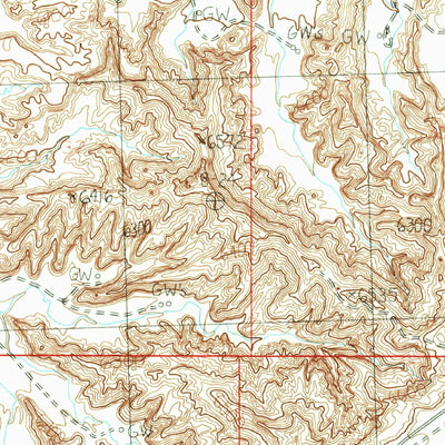 United States Geological Survey East Fork Kutz Canyon, NM (1985, 24000-Scale) digital map