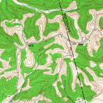 United States Geological Survey East Fork, KY (1953, 24000-Scale) digital map