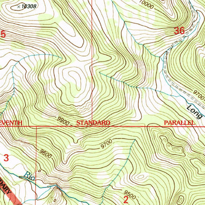 United States Geological Survey East Gavilan Canyon, NM (1995, 24000-Scale) digital map
