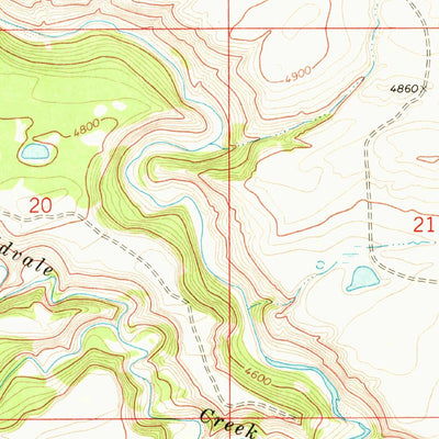 United States Geological Survey East Glacier Park, MT (1968, 24000-Scale) digital map