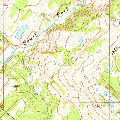 United States Geological Survey East Glacier Park, MT (1968, 24000-Scale) digital map
