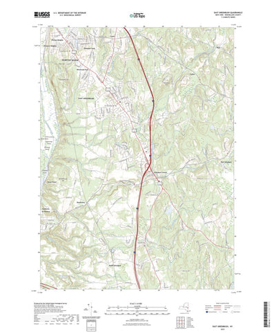 United States Geological Survey East Greenbush, NY (2023, 24000-Scale) digital map