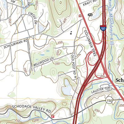 United States Geological Survey East Greenbush, NY (2023, 24000-Scale) digital map