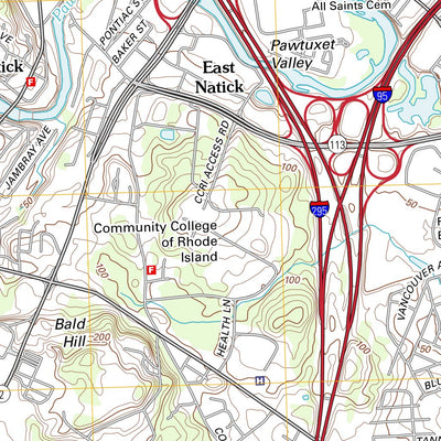United States Geological Survey East Greenwich, RI (2012, 24000-Scale) digital map