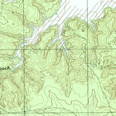 United States Geological Survey East Hamilton, TX-LA (1984, 24000-Scale) digital map