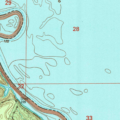 United States Geological Survey East Hamilton, TX-LA (2003, 24000-Scale) digital map
