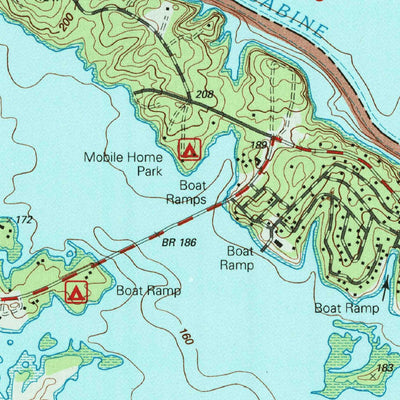 United States Geological Survey East Hamilton, TX-LA (2003, 24000-Scale) digital map