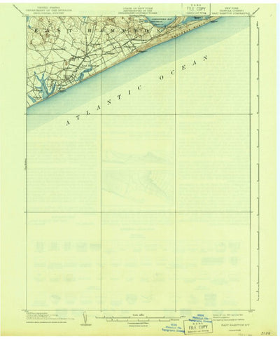United States Geological Survey East Hampton, NY (1904, 62500-Scale) digital map