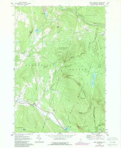 United States Geological Survey East Haverhill, NH (1967, 24000-Scale) digital map
